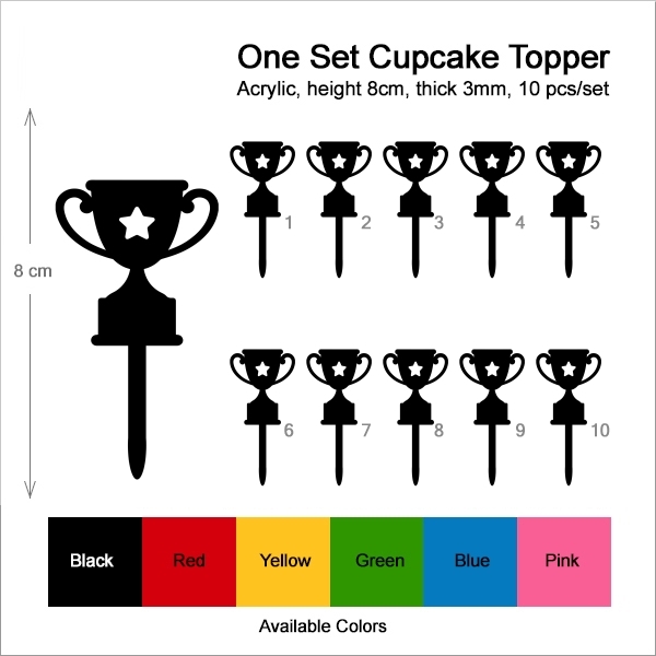 Winners Cup Trophy Cupcake