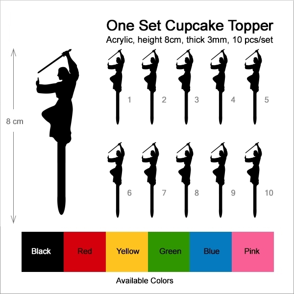 Kung Fu Martial Art Cupcake