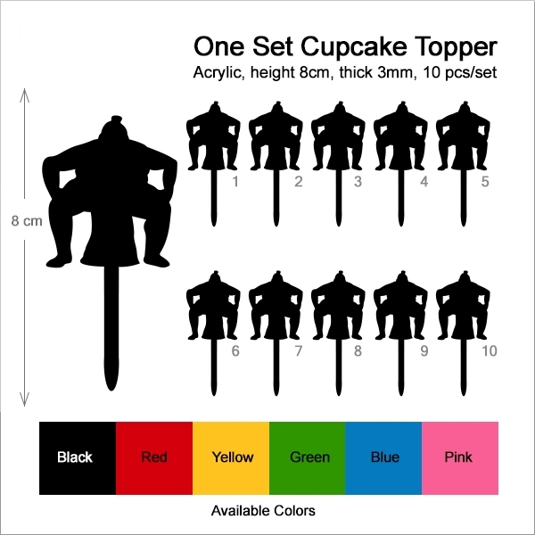 Sumo Wrestling Heavyweight Japan Cupcake