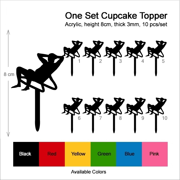 Folding Beach Chair Cupcake