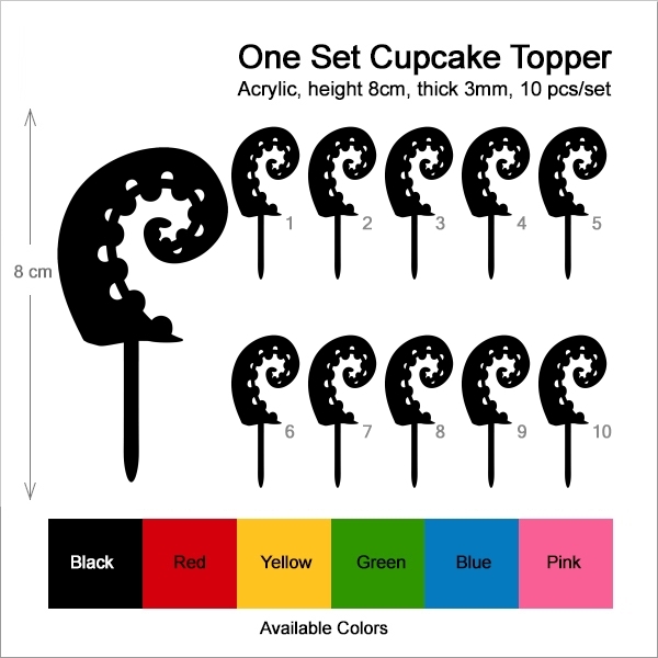 Octopus Tentacle Cupcake