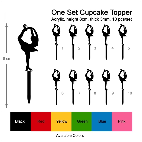 Female Skating Cupcake