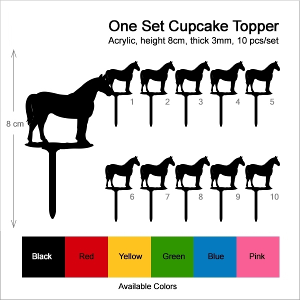 Horse Barn Yard Animal Farm Cupcake