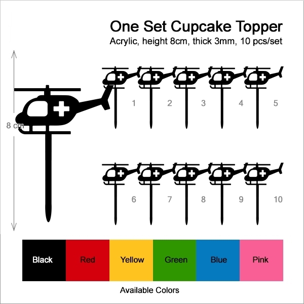 Ambulance Delivery First Aid Flight Cupcake