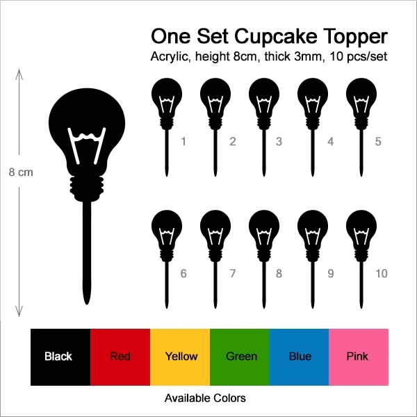 Lightbulb Idea Cupcake