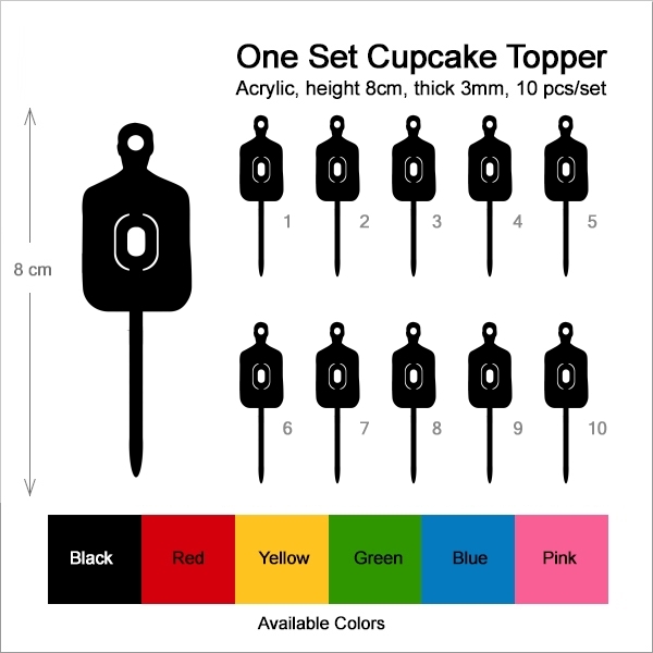 Shooting Target Cupcake