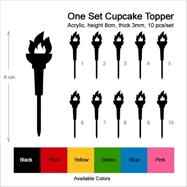 Game Fire Flame Cupcake