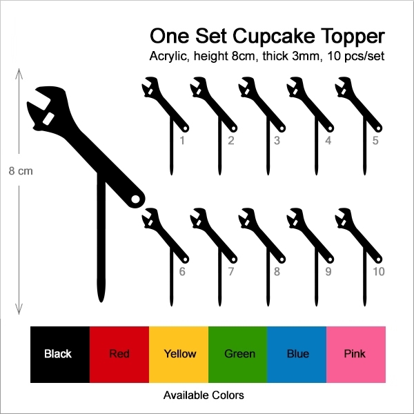 Wrench Repair Tool Cupcake
