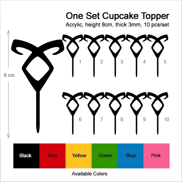 Angelic Power Symbol Cupcake