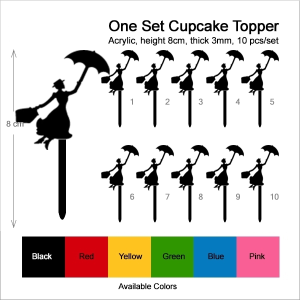 Mary Poppins Cupcake