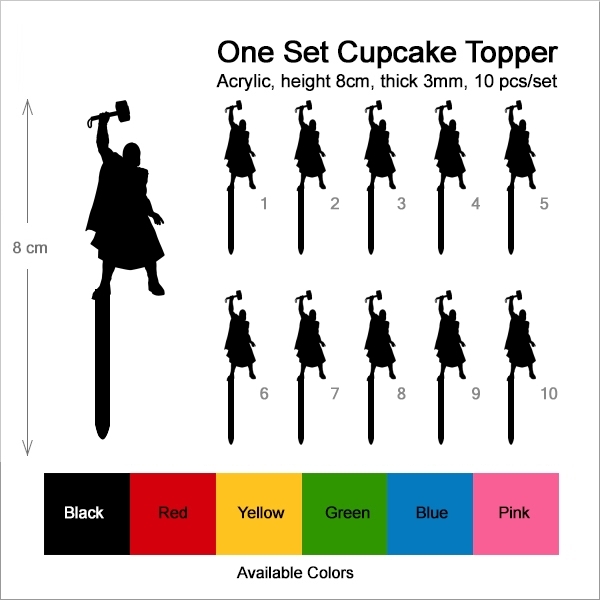 Thor Hammer Cupcake
