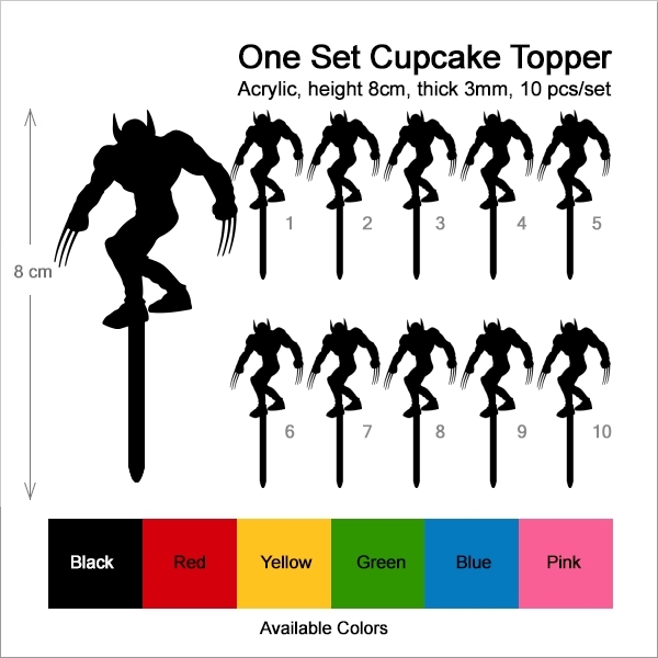 Wolverine Cupcake