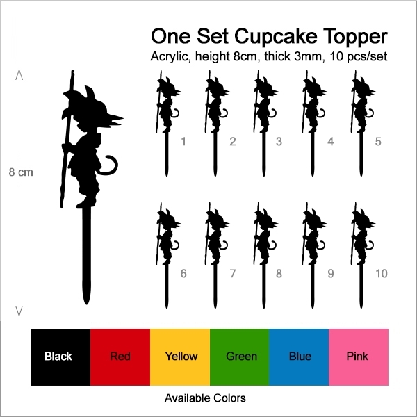 Dragonball Son Goku Cupcake