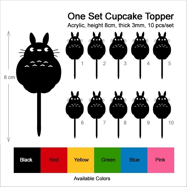 Totoro Cupcake