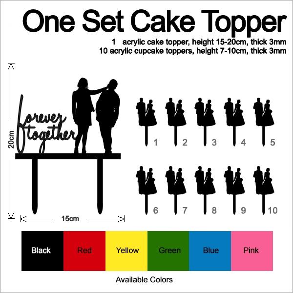 Desciption Forever Together Romantic Moment Cupcake