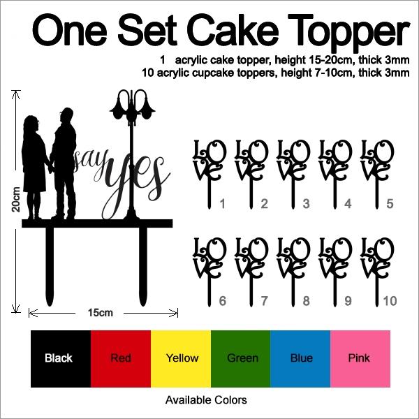 Desciption Say Yes Cupcake
