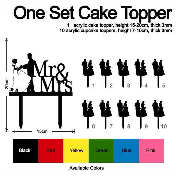 Desciption Mr and Mrs Marry Cupcake