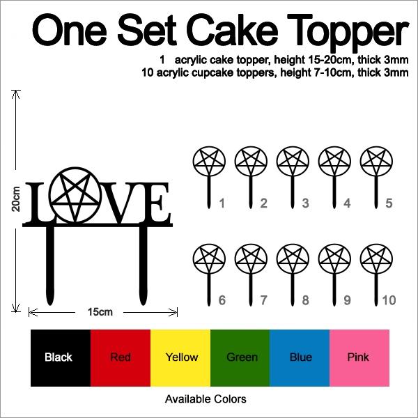 Desciption Love Star Cupcake