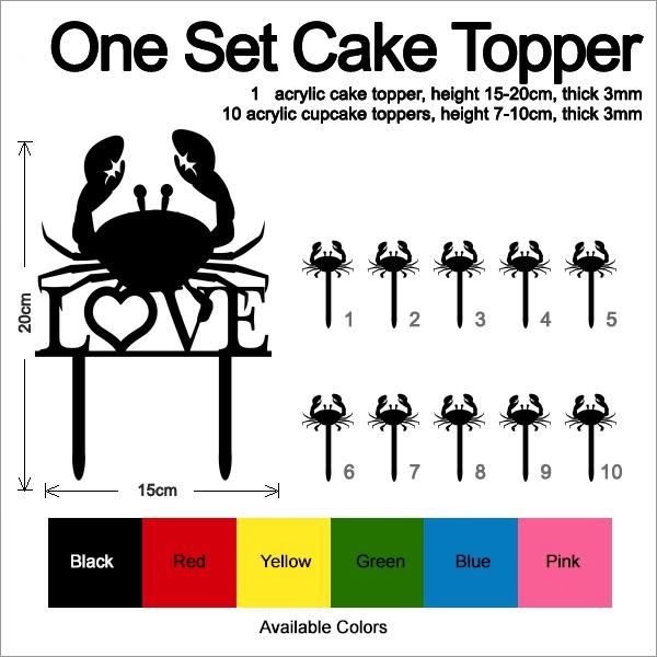 Desciption Love Crab Cupcake
