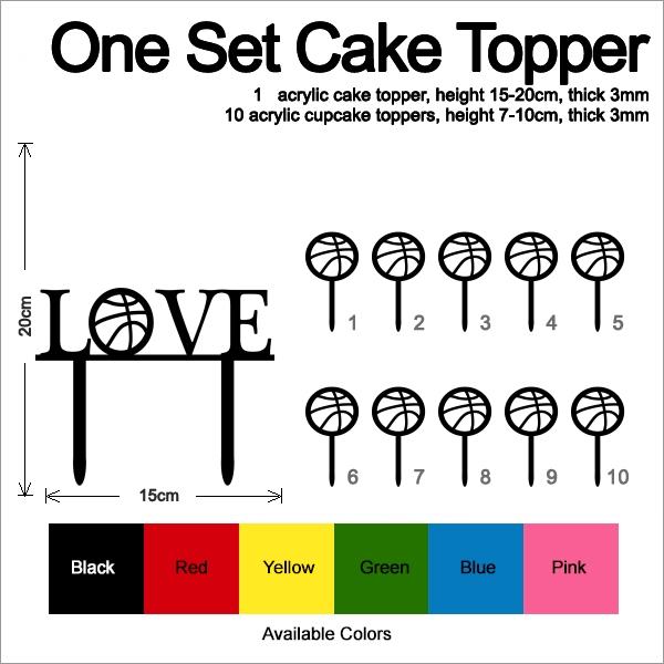 Desciption Love Basketball Cupcake