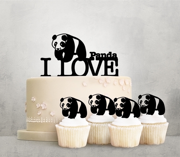 Desciption I Love Panda Cupcake