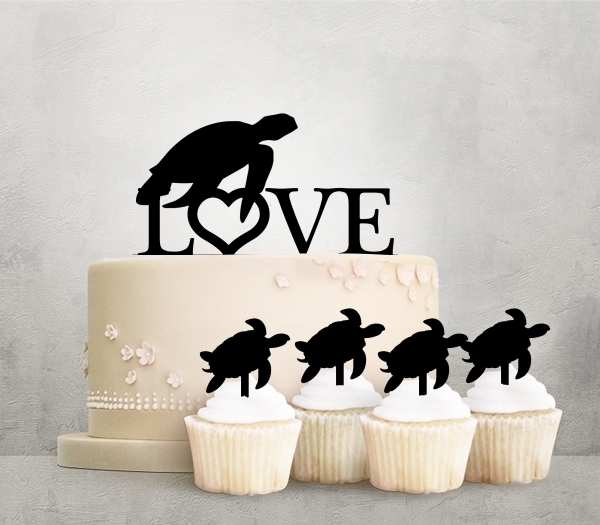 Desciption Love Ocean Sea Turtle Cupcake