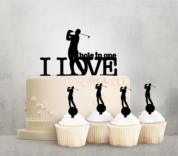 Desciption Golf I Love Hole in One  Cupcake
