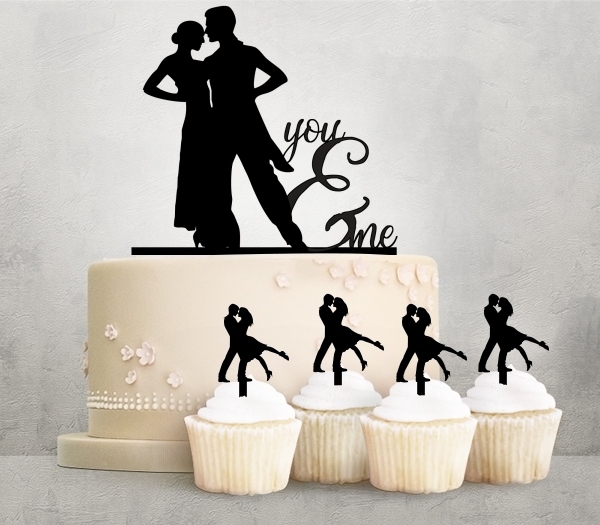 Desciption Couple Partner Dance You and Me Cupcake