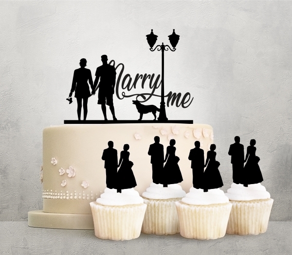 Desciption Marry Me Marriage Proposal Cupcake