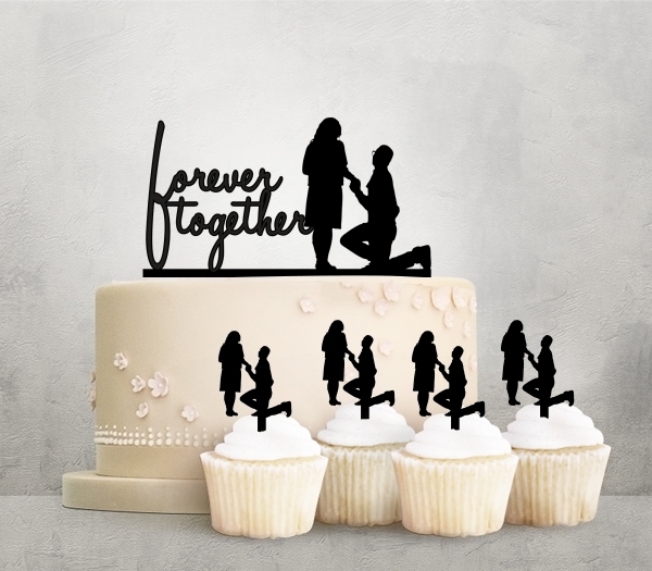 Desciption Forever Together Romantic Propose Cupcake