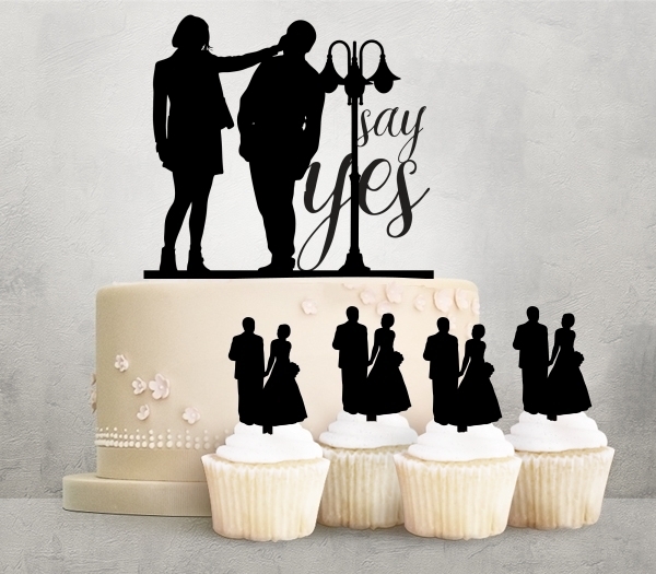 Desciption Say Yes Love Couple Cupcake