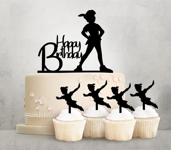 Desciption Happy Birthday Peter Pan Cupcake