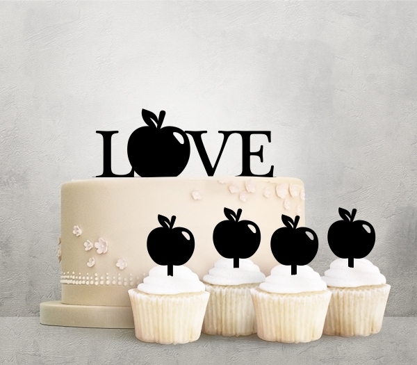 Desciption Love Apple Cupcake