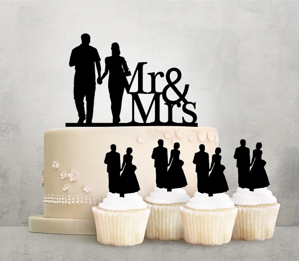 Desciption Mr and Mrs Couple Love Cupcake