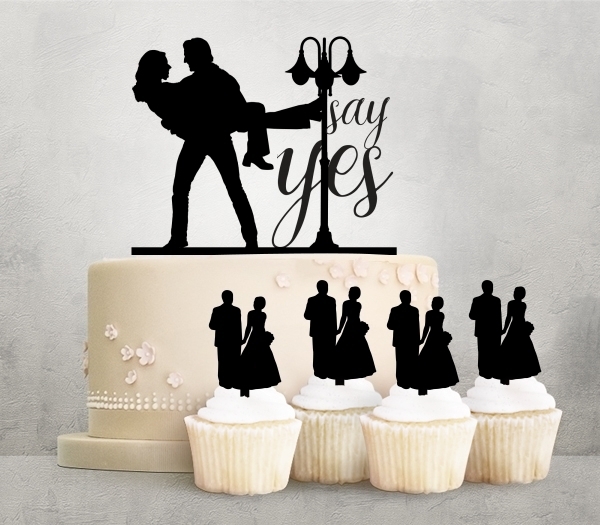 Desciption Say Yes Couple Lover Cupcake