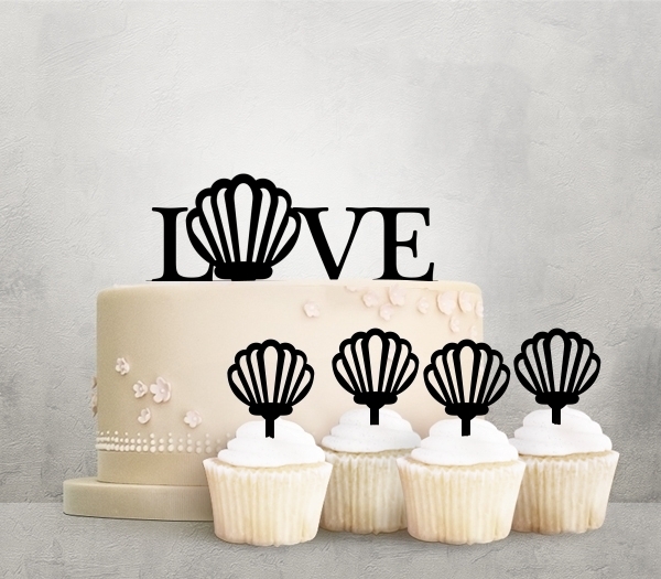 Desciption Love Shell Cupcake