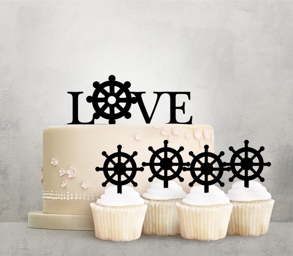 Desciption Love Ship Wheel Cupcake