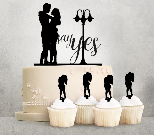 Desciption Say Yes Marriage Proposal Romantic Cupcake