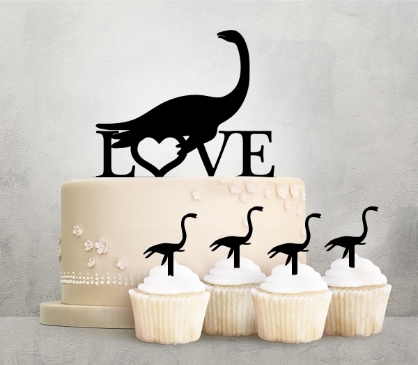 Desciption Love Brachiosaurus Dinosaur Jurassic Cupcake