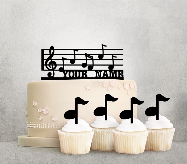 Desciption Music Note Cupcake