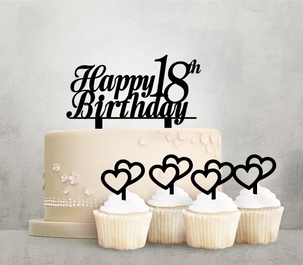 Desciption Happy Birthday Age Number Cupcake