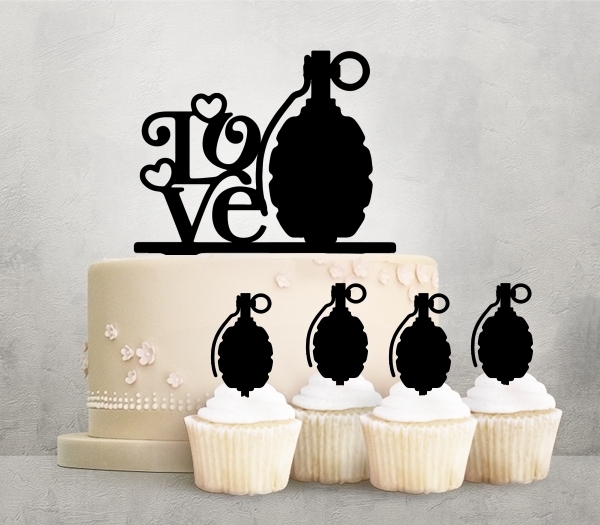 Desciption Love Grenade Bomb Cupcake