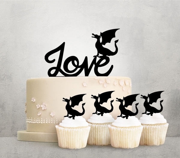 Desciption Love Dragon Monster Cupcake