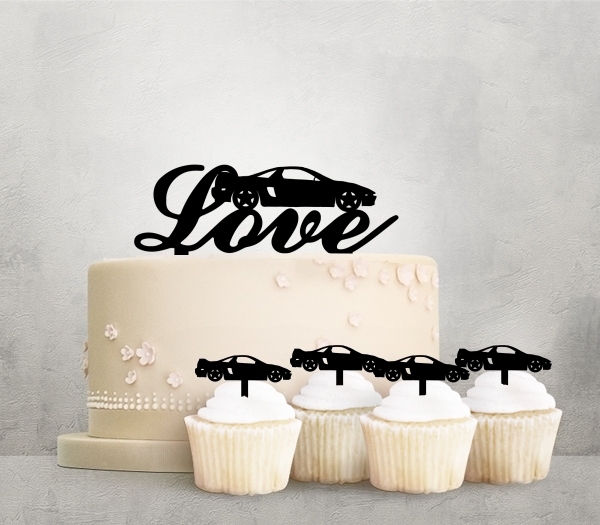 Desciption Love Racing Car Cupcake