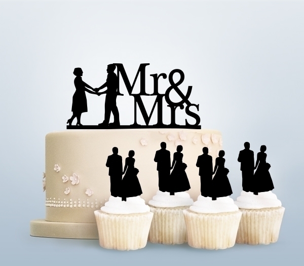 Desciption Mr and Mrs Couple Cupcake