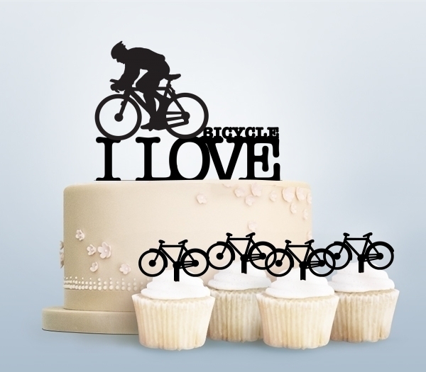 Desciption I Love Bicycle Cupcake