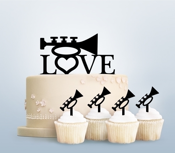 Desciption Love Trumpet Cupcake