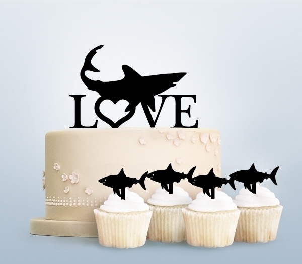 Desciption Love Shark Cupcake