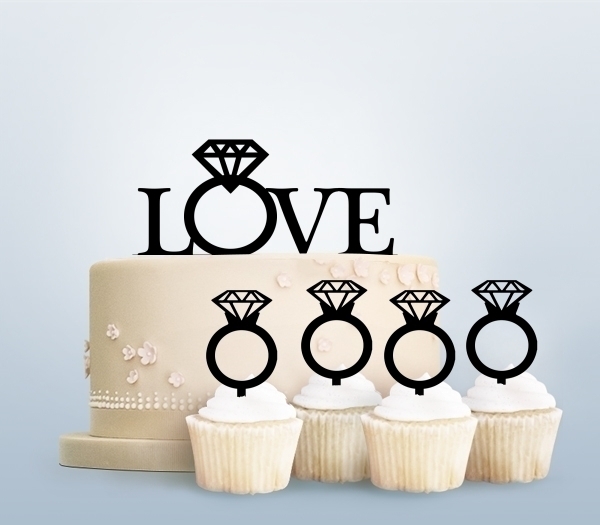 Desciption Love Diamond Ring Cupcake