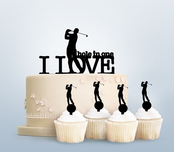 Desciption Golf I Love Hole in One  Cupcake